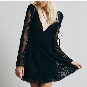 Free People Reign Over Me Lace Dress - Size 12